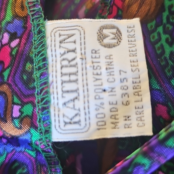 Kathryn 2 Pcs PJ‎ Set Floral Multicolor Women's Top. Satin Soft Luxury. Meduim - Picture 10 of 12